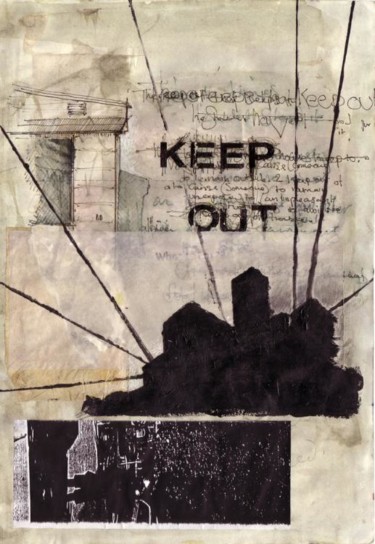 Digital Arts titled "Keep Out" by Craig Griffin, Original Artwork