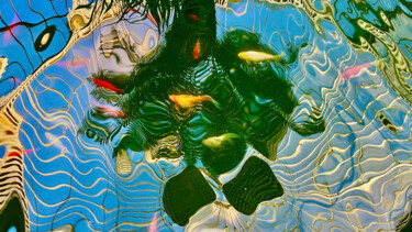 Photographie intitulée "Poissons psychédéli…" par Marc Guiraud, Œuvre d'art originale, Photographie numérique