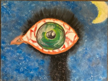 Painting titled "Eye" by Jessica Crazy Crafts Art, Original Artwork, Acrylic