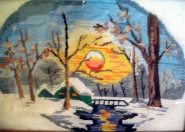 Artisanat intitulée "Peisage" par Crealys, Œuvre d'art originale