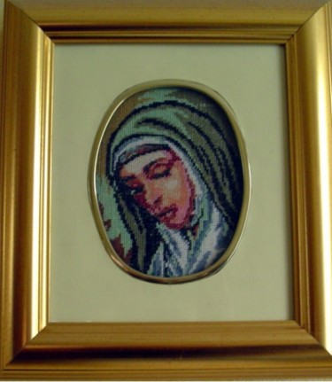 Artisanat intitulée "Sainte Rita" par Crealys, Œuvre d'art originale
