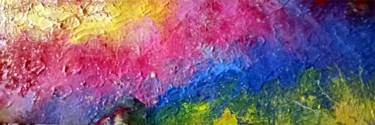 Peinture intitulée "Rainbow" par Crealys, Œuvre d'art originale, Huile