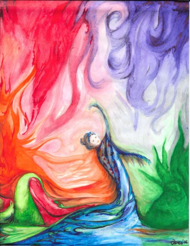 Pintura titulada "La Salerosa.jpg" por Obeo, Obra de arte original, Acrílico