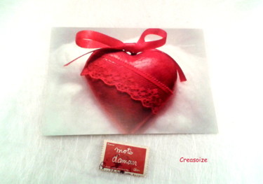 Photographie intitulée "carte postale cœur…" par Creasoize, Œuvre d'art originale
