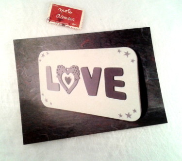 Fotografie mit dem Titel "carte postale Love" von Creasoize, Original-Kunstwerk, Digitale Fotografie