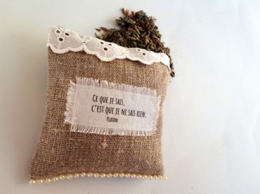 Artisanat intitulée "Sachet Lavande Call…" par Creasoize, Œuvre d'art originale