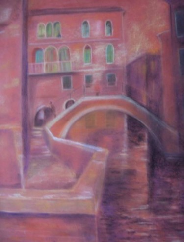 Peinture intitulée "Venise" par Annie Ducreux, Œuvre d'art originale, Huile