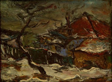 Painting titled "Chisinaul Vechi" by Andrei Semyonov, Original Artwork
