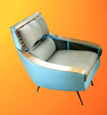 Design intitulée "fauteuil" par Pab, Œuvre d'art originale