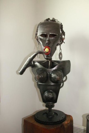 Sculpture intitulée "choupa chups" par Pab, Œuvre d'art originale