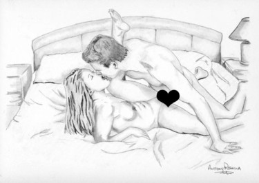 Drawing titled "manandwoman006_blur…" by Creations Of A.R.T., Original Artwork