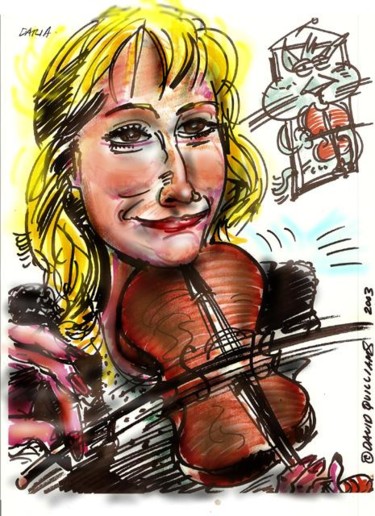 Drawing titled "caricature 4" by David Quilliams, Original Artwork