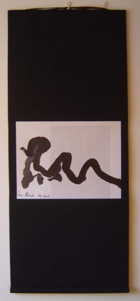 Peinture intitulée "Nue allongée" par Solenne Roy, Œuvre d'art originale
