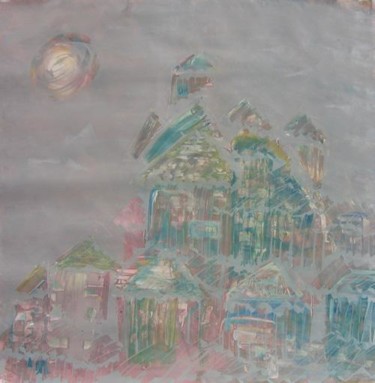 Painting titled "Ici, Ailleurs 2" by Solenne Roy, Original Artwork