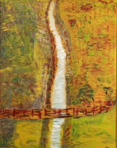 Peinture intitulée "River" par Brinda Buljore, Œuvre d'art originale