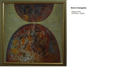Malerei mit dem Titel "Spatiu si Timp" von Dorin, Original-Kunstwerk, Öl