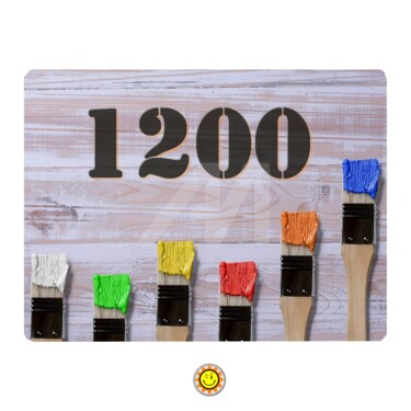Plaque artiste Design intitulée "Plaque artiste" par Creosoleil, Œuvre d'art originale, Accessoires