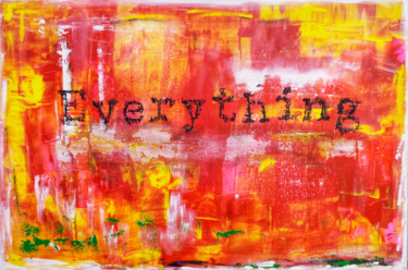 Peinture intitulée "Everything" par Corbyn Rhodes, Œuvre d'art originale, Acrylique
