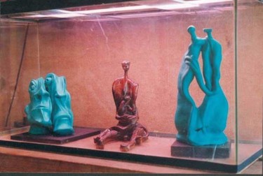 Sculpture intitulée "L'aquarium" par Cricri99, Œuvre d'art originale