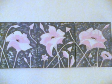 Peinture intitulée "145- souris rose" par Crilamb, Œuvre d'art originale