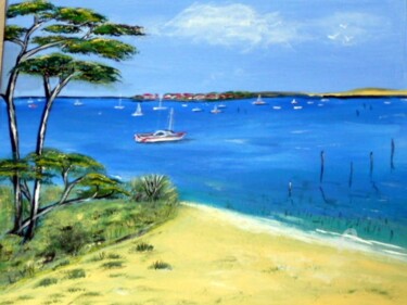 Painting titled "262- la dune du pil…" by Crilamb, Original Artwork