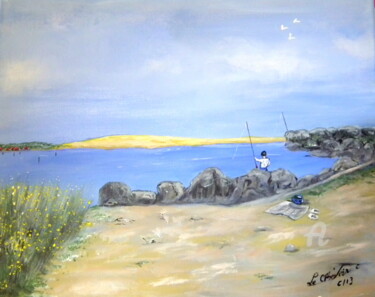 Painting titled "358 - LE PECHEUR…" by Crilamb, Original Artwork