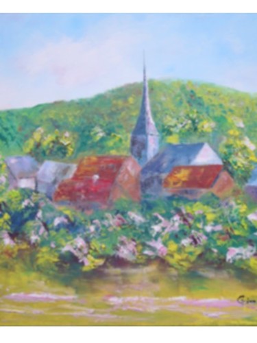Painting titled "Le printemps" by Crimadori, Original Artwork