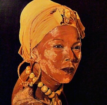 Malarstwo zatytułowany „L'africaine” autorstwa Criquet, Oryginalna praca