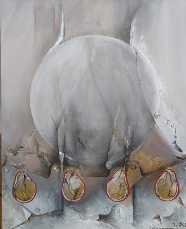 Malarstwo zatytułowany „Racines 2” autorstwa Van Der Steene, Oryginalna praca, Akryl