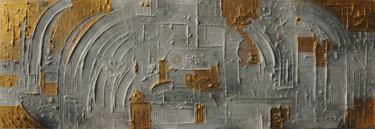 Malerei mit dem Titel "Tempio architettoni…" von Crispino, Original-Kunstwerk, Acryl