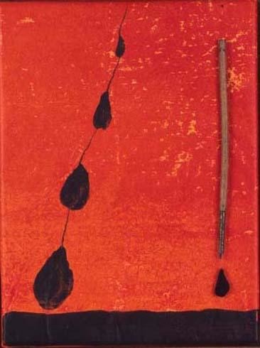 Pintura intitulada "Gota a gota" por Cristina Oliveira, Obras de arte originais, Óleo