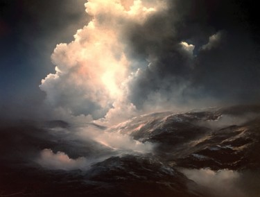 Signes de vie Peinture intitulée "Signes de vie" par Cristian Sainz Marin, Œuvre d'art originale, Huile
