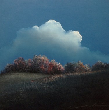 Malerei mit dem Titel "Lumière intérieure" von Cristian Sainz Marin, Original-Kunstwerk, Öl