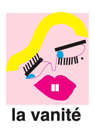 Цифровое искусство под названием "La Vanité" - Cristian Tonea, Подлинное произведение искусства, Цифровая живопись