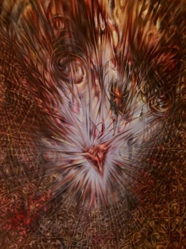 Painting titled "Beyond myself" by Cristian Blei, Original Artwork