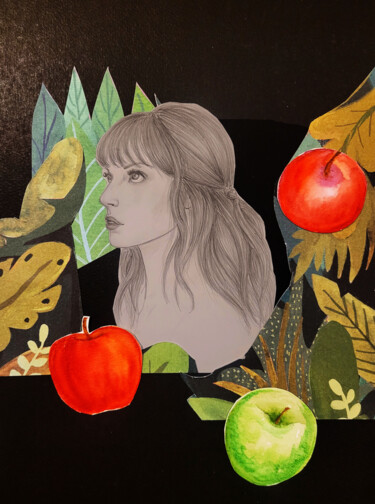 Collages titulada "Eve" por Cristina Barbato, Obra de arte original, Collages