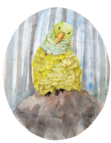 Картина под названием "aiutante magico "Pa…" - Cristina Conticelli, Подлинное произведение искусства, Акварель