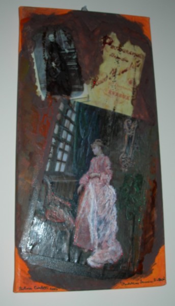Pittura intitolato ""Madeleine Lemaire…" da Cristina Contilli, Opera d'arte originale, Acrilico