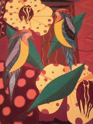 Peinture intitulée "Oiseaux" par Cristina Crouzillard, Œuvre d'art originale, Gouache