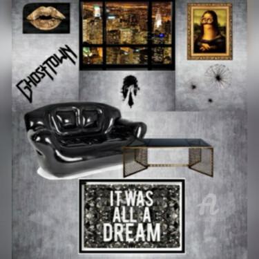 Artes digitais intitulada "It was all a dream" por Cristina Frassoni, Obras de arte originais, Trabalho Digital 2D