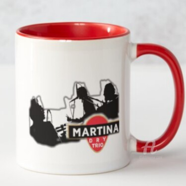 Design intitulée "Martina Dry mug 2" par Cristina Frassoni, Œuvre d'art originale, Accessoires