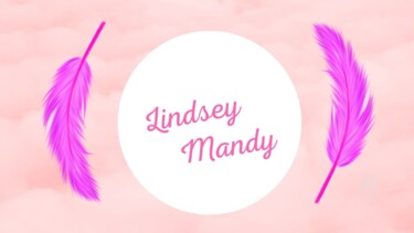 Digitale Kunst mit dem Titel "Lindsey Mandy logo" von Cristina Frassoni, Original-Kunstwerk, Digitale Malerei