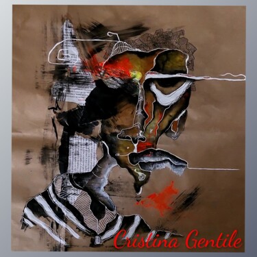 绘画 标题为“IMPATTO” 由Cristina Gentile, 原创艺术品, 丙烯
