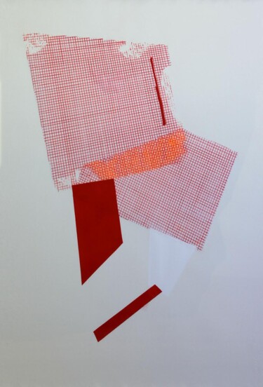 Peinture intitulée "Improbable Structur…" par Cristina Lapo, Œuvre d'art originale, Encre Monté sur Autre panneau rigide