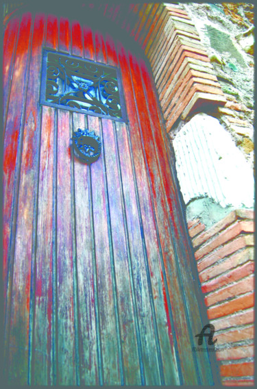 Fotografia intitolato "La porta" da Cristina Rigucci, Opera d'arte originale, Fotografia digitale
