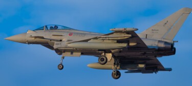 Eurofighter Typhoon Fotografie getiteld "Eurofighter Typhoon" door Cristina Sánchez Rubio, Origineel Kunstwerk, Digitale fotografie
