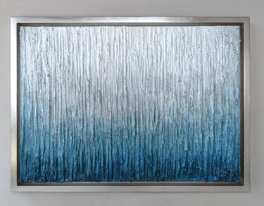 Painting titled "To Infinity" by Cristina Simeoni, Original Artwork, Acrylic Mounted on Wood Stretcher frame