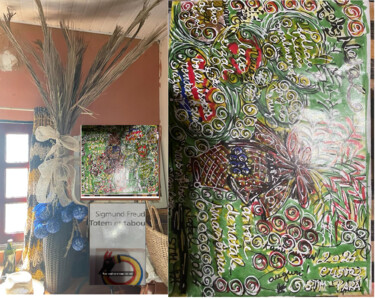 Design mit dem Titel "Árvore de Natal Ama…" von Cristina Vaz Duarte Da Cruz, Original-Kunstwerk, Möbel