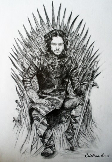 "Jon Snow" başlıklı Resim Cristina Amo tarafından, Orijinal sanat