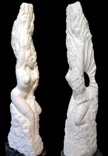 Scultura intitolato "Serotine" da Cristina Carusi, Opera d'arte originale, Pietra